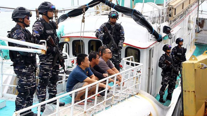 Kapal penyelundup sabu 2 ton di pelabuhan Batam