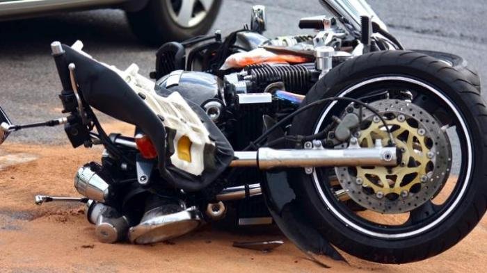 Ilustrasi kecelakaan sepeda motor