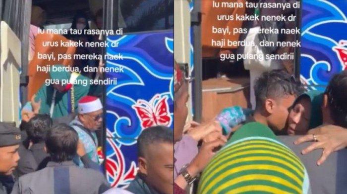 Berangkat berdua, nenek ini terpaksa pulang sendirian karena suaminya meninggal saat ibadah haji.