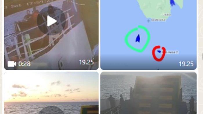 Detik-detik pencarian wanita yang melompat ke laut