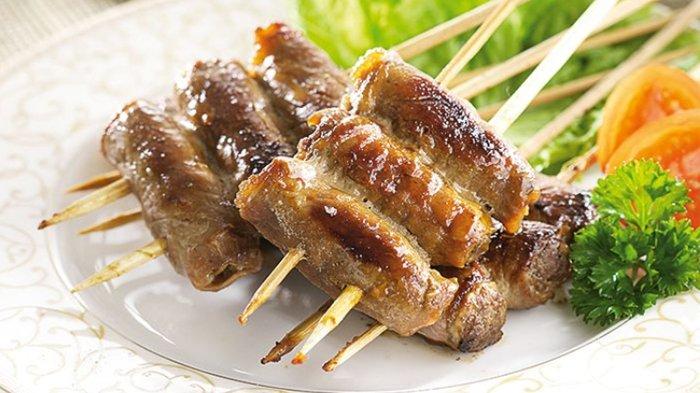Resep Sate Kambing Gulung Sukiyaki
