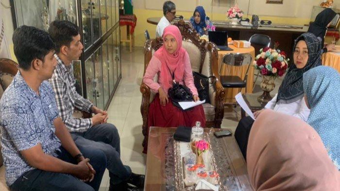 Pertemuan di sela penandatanganan Memorandum of Understanding (MoU) antara UUI dan SMA Negeri 1 Banda Aceh, Rabu (6/9/2023).