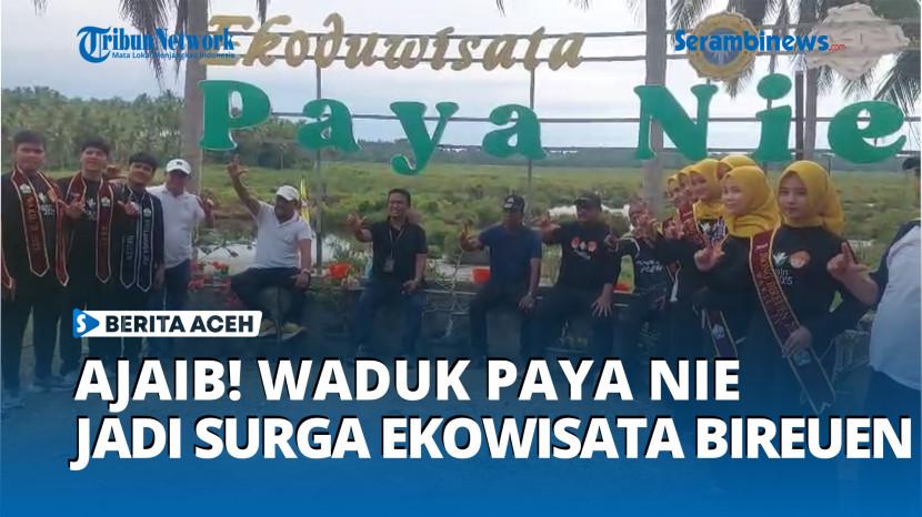 VIDEO - Ajaib! Waduk Paya Nie Bireuen Berubah Jadi Surga Ekowisata