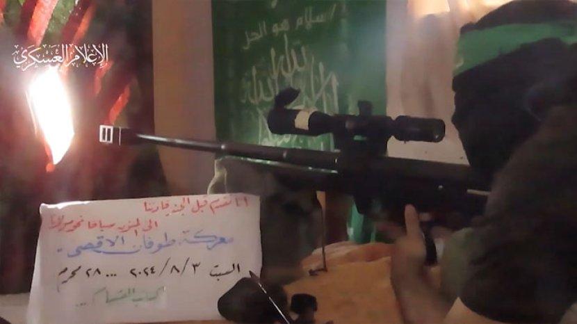 Penembak Jitu Brigade Al-Qassam Lumpuhkan Dua Tentara Penjahat Israel di Jalur Gaza
