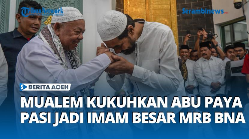 VIDEO - Mualem Kukuhkan Abu Paya Pasi sebagai Imam Besar Masjid Raya Baiturrahman Banda Aceh
