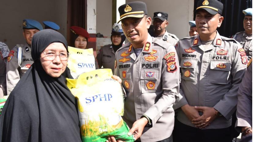 Pangan Murah Polres Bireuen Diserbu, Beras 2 Ton Habis Dalam 1 Jam