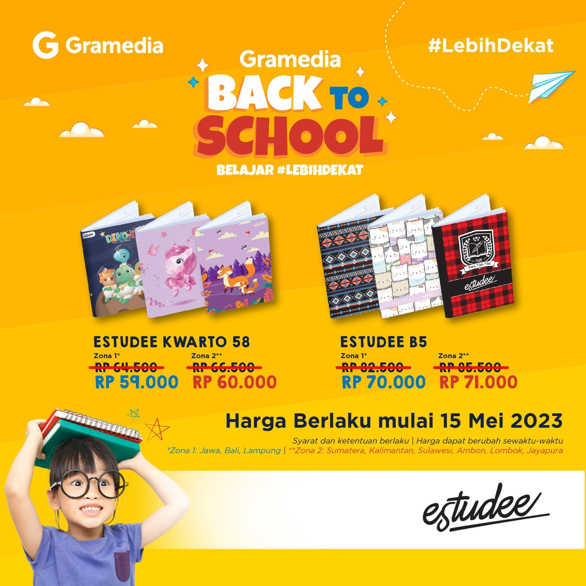 Promo Spesial Buku Tulis Sekolah, Lengkapi Kebutuhan Sekolah-mu Bersama Gramedia Back to School