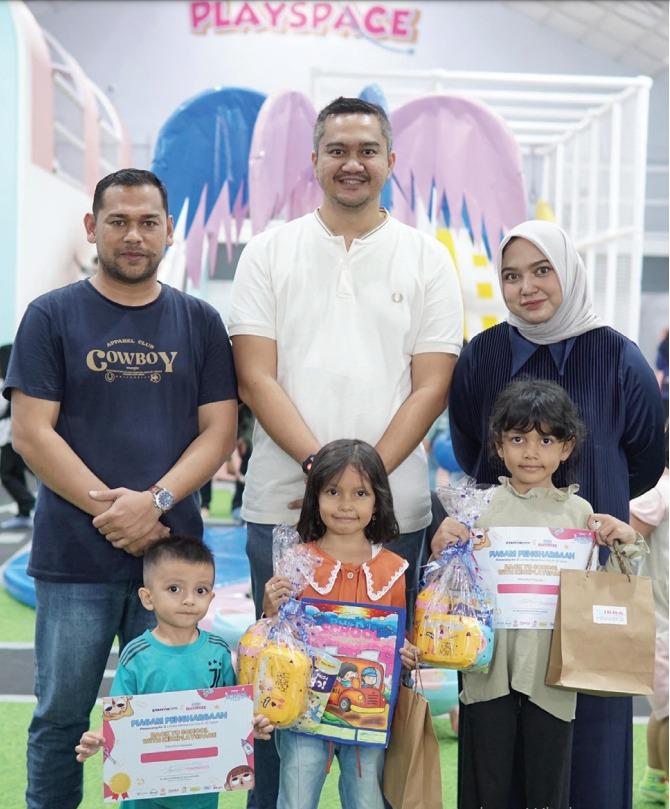 Lomba Mewarnai Back to School dan Kegiatan Seru di Kidz Playspace Aceh