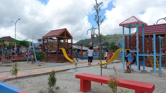 AMBON: Fasilitas di Taman Pantai Wainitu