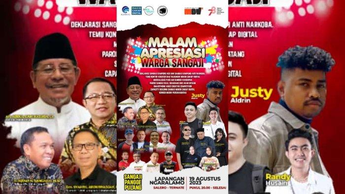 Manajemen Literasi Digital Provinsi Maluku Utara secara kolabotatif bersama warga Sangadji akan menggelar malam apresiasi warga Sangadji atau 