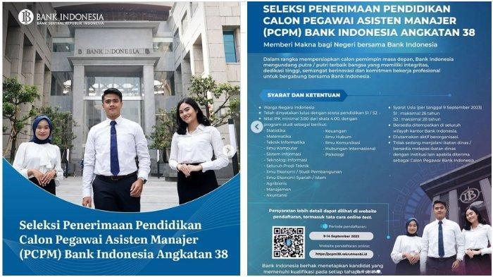 Rekrutmen BANK INDONESIA, Pendidikan S1 Jurusan Matematika hingga Ilmu ...