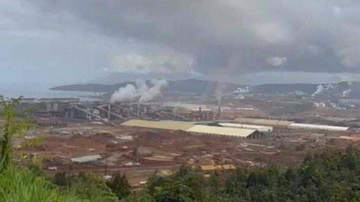 Area tambang Harita Nickel di Pulau Obi, Halmahera Selatan, Maluku Utara