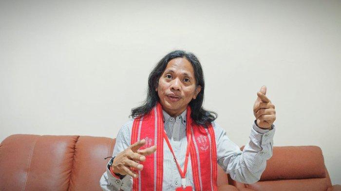 Koordinator ICIR 6 Rumah Bersama, Syamsul Maarif saat diwawancarai TribunAmbon.com, Kamis (24/10/2024).