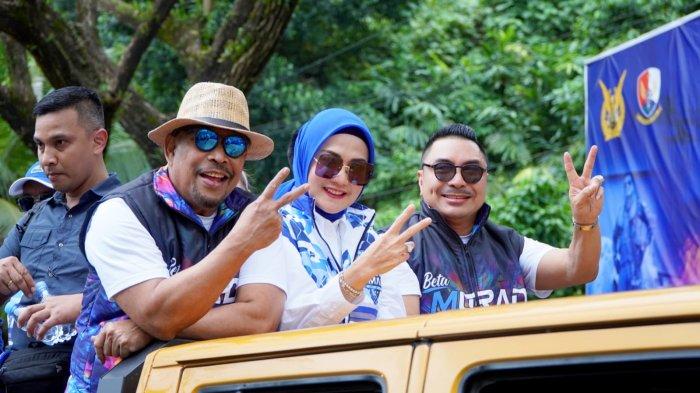 Murad Ismail dan Michael Wattimena tiba di Bandara Pattimura Ambon, Rabu (24/7/2024).