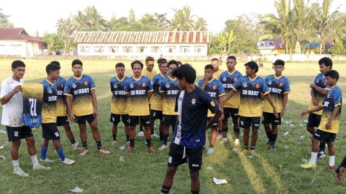 Tim Mandala Laimu FC, Pendatanh baru yang siap ramaikan sepak bola Maluku, Rabu (27/9/2023). Sc. Pelatih, Kurniawan Ombi.
