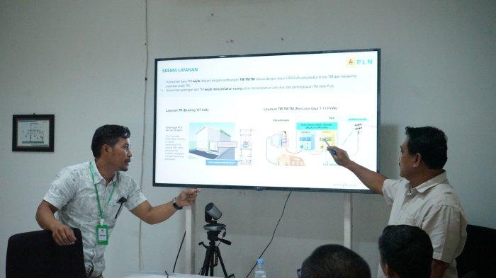 permohonan penyambungan tambah daya dari PT Dewa Agri Coco Indonesia ke kapasitas 1.100 kVA.
