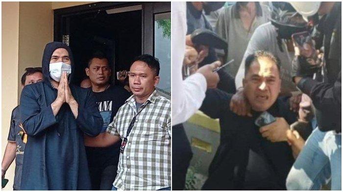 Pedangdut Saipul Jamil ditangkap polisi di Jalan Daan Mogot, Jakarta Barat, Jumat (5/1/2024).
