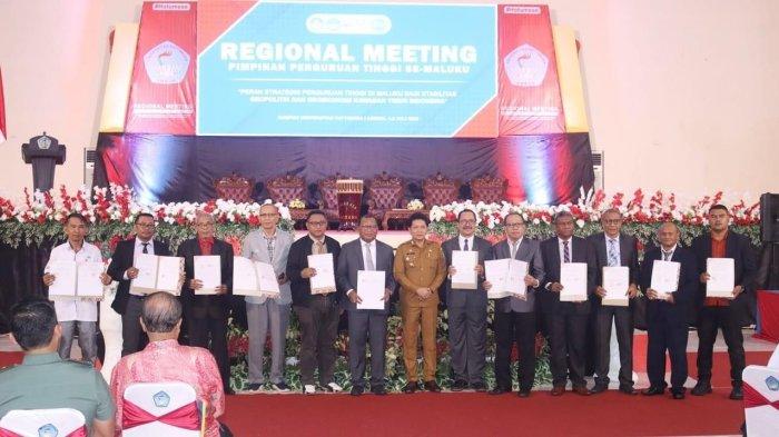 Universitas Pattimura melaksanakan Regional Meeting Perguruan Tinggi Se-Maluku dengan tema “Peran Strategi Perguruan Tinggi di Wilayah Maluku Bagi Stabilitas Geopolitik dan Geoekonomi Kawasan Timur Indonesia” 1- 2 Juli 2024.