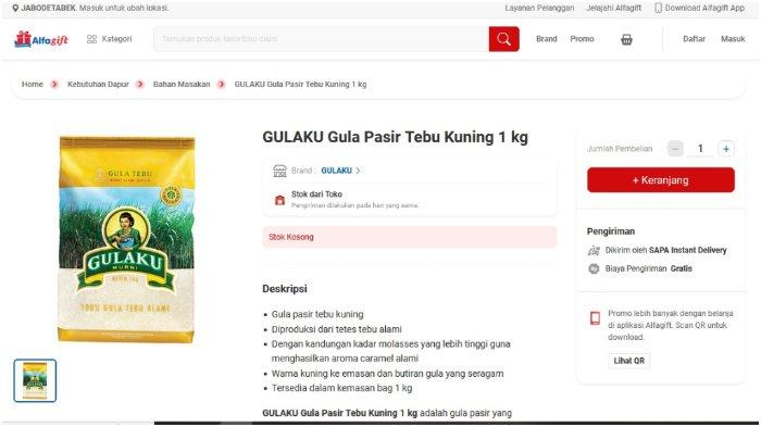 Harga Gula Pasir di Alfamart Hari Ini Minggu, 26 Maret 2023: Rose Brand