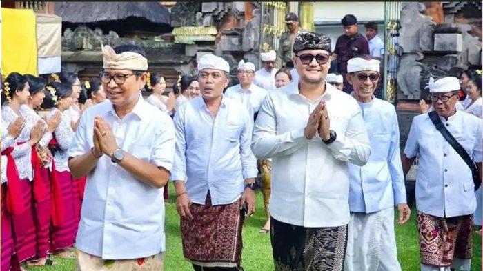 Bupati dan Wabup Badung Hadiri Karya Melaspas di Pura Dalem Suargan Bongkasa