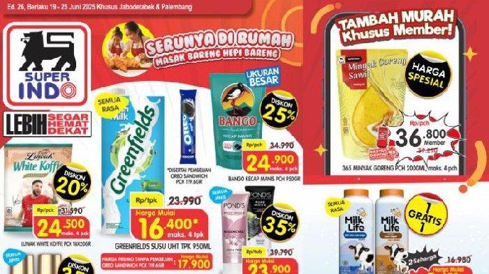 KATALOG - BARU! Katalog Promo JSM Superindo 19-25 Juni 2025: Minyak Goreng Rp36 Ribuan 2 Liter, Daging Diskon