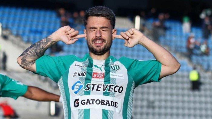 Bomber asal Spanyol, Mika Junco saat memperkuat FC KTP di Liga Utama Finlandia. Instagram @mikajunco