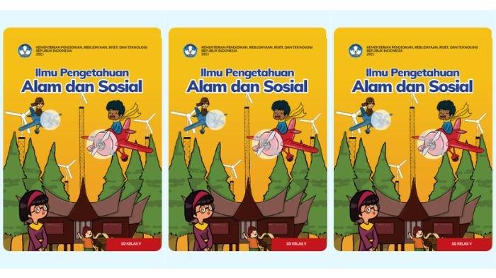 Cover Buku Ilmu Pengetahuan Alam dan Sosial Kelas 5 SD Kurikulum Merdeka