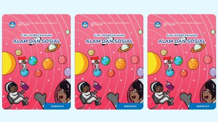 Cover Buku Ilmu Pengetahuan Alam dan Sosial Kelas 6 SD Kurikulum Merdeka