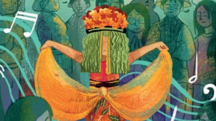Gambar 2, Tari Seblang dari Desa Olehsari di Banyuwangi, Jawa Timur