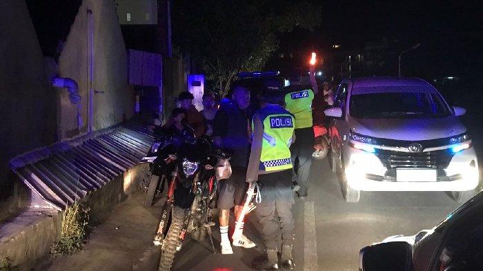 Geng Bajing Kids saat diamankan pihak kepolisian - Geng Bajing Kids beserta orang tua dipanggil hari ini, Jajaran Polsek optimalkan Sipandu Beradat.