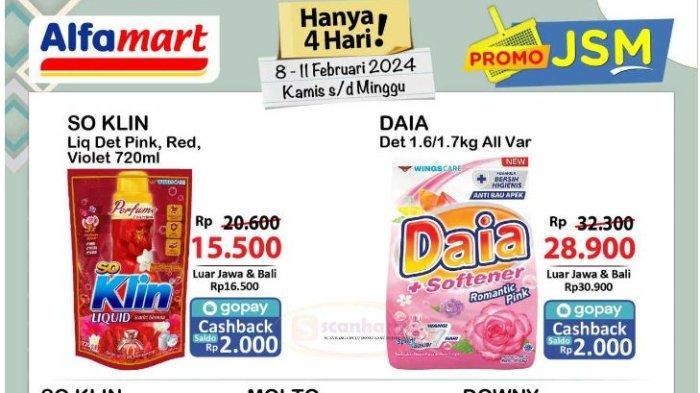 HARGA Deterjen di Alfamart Indomaret 10-13 Februari 2024 Gebyar Diskon