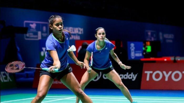Jaqueline Lima dan Samia Lima - Hasil Bulutangkis BWF Hari Ini, Ganda Putri Audrey Ella Hadapi Duo Lima, Jual Beli Pukulan Intens