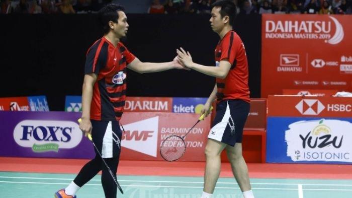 Hasil Sektor Ganda Putra Australia Open 2024, Peluang Besar Pasangan  Ahsan Hendra Miliki Menang!