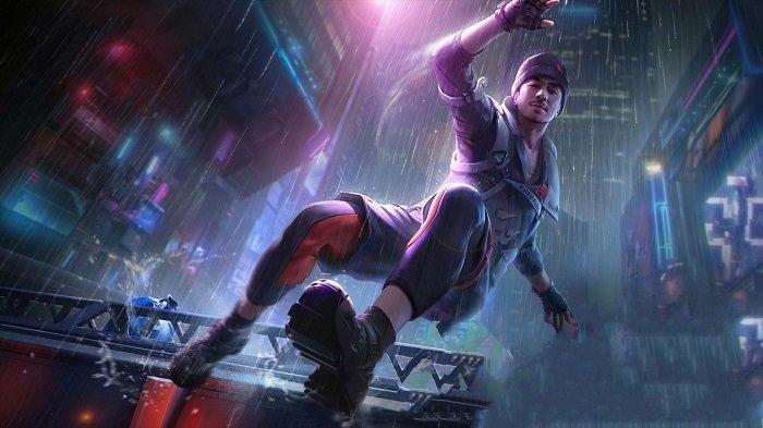 Ilustrasi karakter dalam game Free Fire, Jota