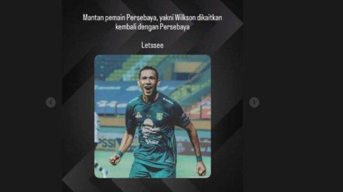 Jose Wilkson dikabarkan masuk ke dalam lis belanja Persebaya Surabaya sebagai kandidat Paulo Victor. Instagram @gozipbola