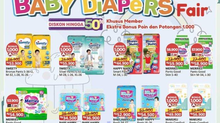 KATALOG Promo Kebutuhan Baby di Alfamart 21-23 Februari 2024: Pampers Merries XXL Cuma Rp54.900