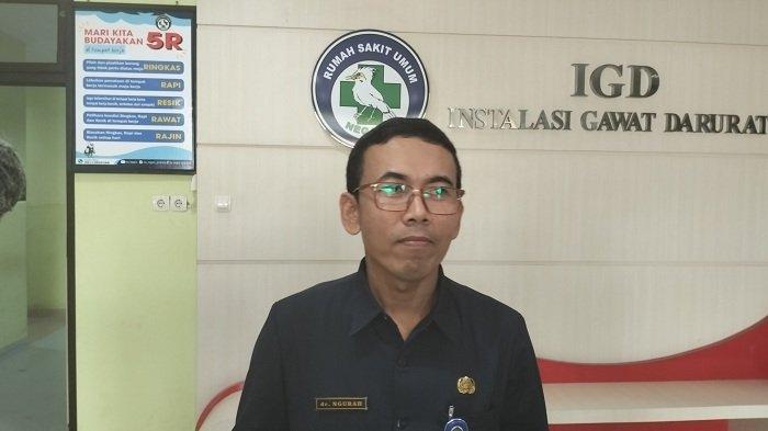  Kabid Pelayanan Medik dan Kendali Mutu RSU Negara, dr Gusti Ngurah Putu Adnyana saat memberikan keterangan, Senin 20 Mei 2024.