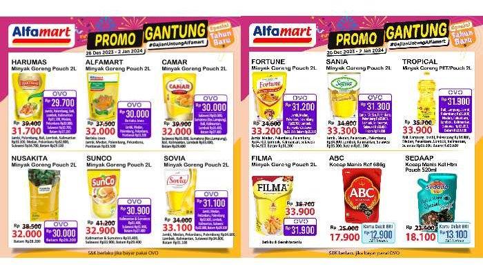 Katalog Promo Gantung Alfamart hingga 31 Desember 2023.