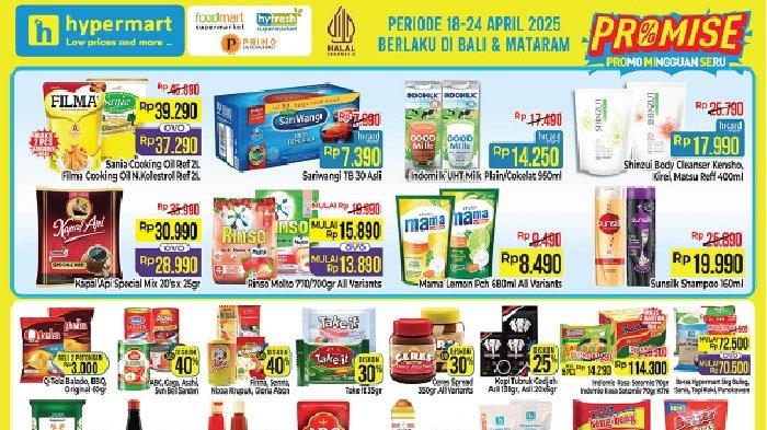 KATALOG - Promo Hypermart Bali sambut Galungan dan Kuningan 21-24 April 2025: Minyak Goreng 2L Rp37 Ribuan