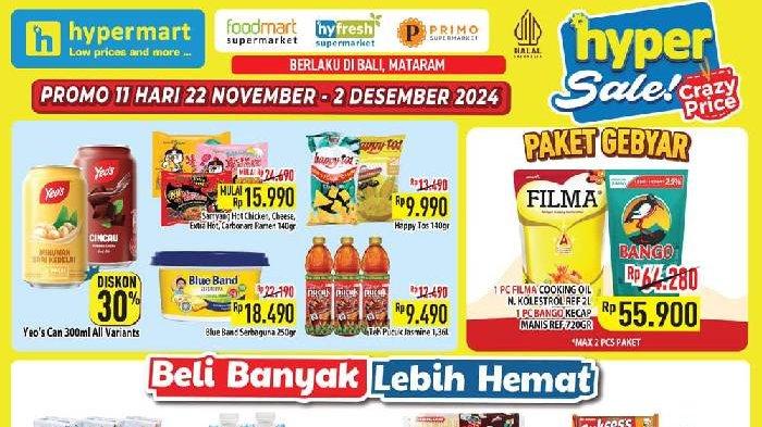 Katalog Promo Hypermart hingga 2 Desember 2024.