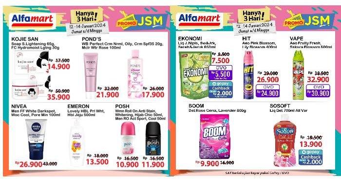 Katalog Promo JSM Alfamart 12-14 Januari 2024.