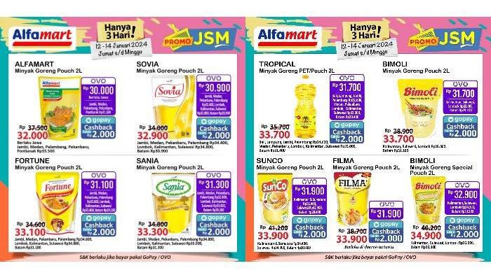 Katalog Promo JSM Alfamart 12-14 Januari 2024.