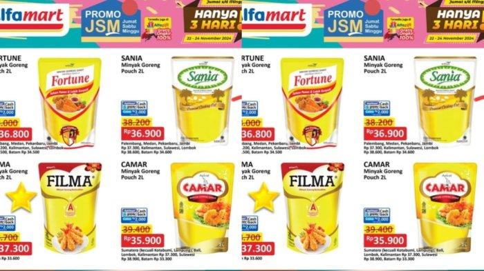 Katalog Promo JSM Harga Minyak Goreng Murah di Alfamart Edisi 22-24 November