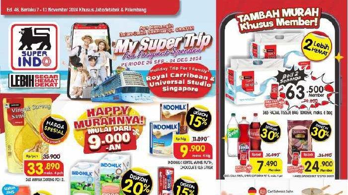 Katalog Promo JSM Superindo hari ini hingga 13 November 2024.