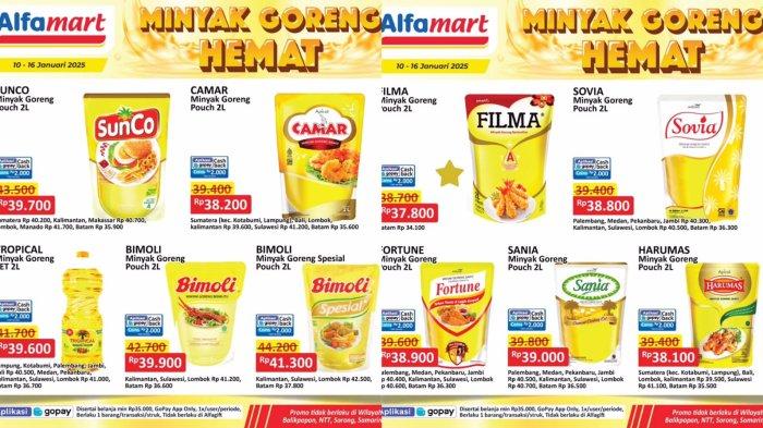 Katalog Promo Minyak Goreng Hemat di Alfamart 11-16 Januar 2025