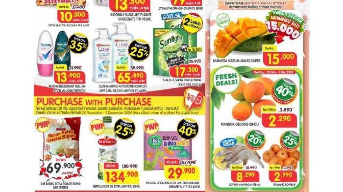Katalog Promo Superindo 1-4 Desember 2024.