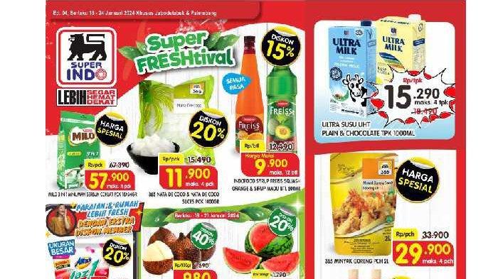 Katalog Promo Superindo 22-24 Januari 2024.