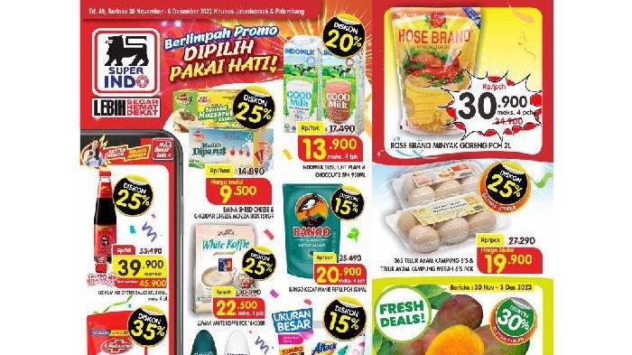 Katalog Promo Superindo 3-6 Desember 2023.