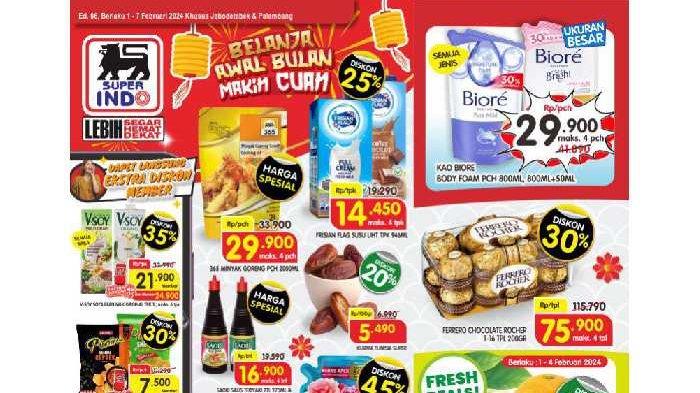 Katalog Promo Superindo 4-7 Februari 2024.
