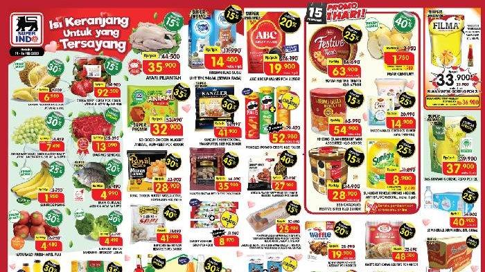 Katalog Promo Superindo untuk periode 14-16 Februari 2025.